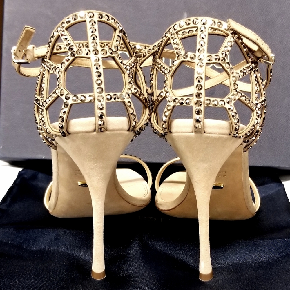 🆕️ Sergio Rossi Puzzle Crisscross-strap heels - Picture 5 of 7